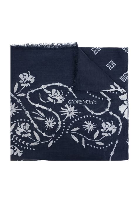 givenchy blue scarf|givenchy scarf wool.